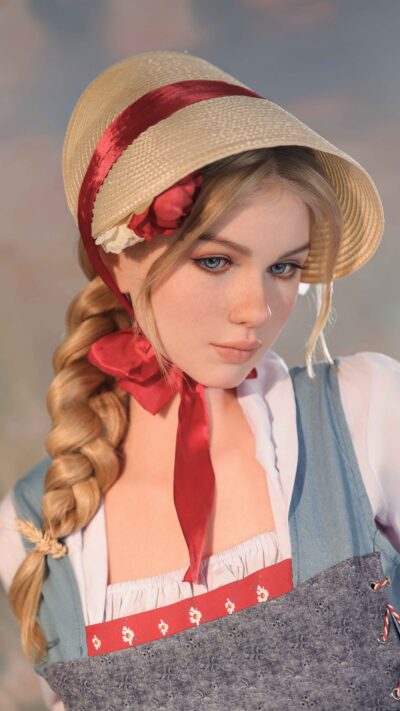 T165cm/5'5" - C cup Silicone Love Doll - Aurora